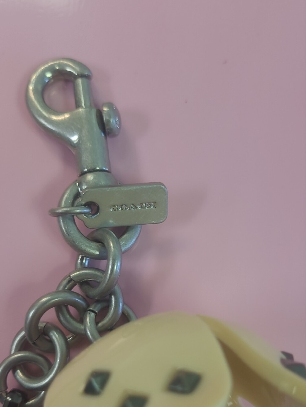 Coach Tea Rose Studded Charm - Picture 4 of 9